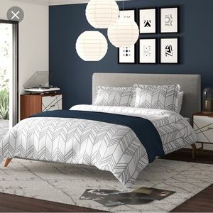 LOKEN PATTERNED DUVET COVER SET